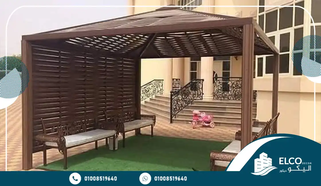 تصميم برجولات حديد